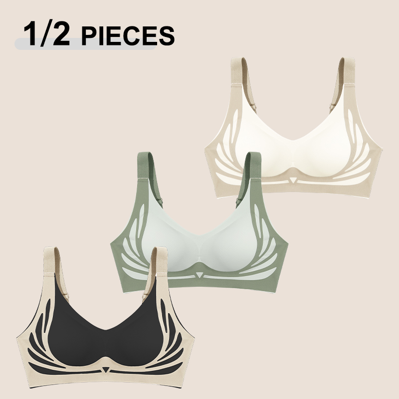 Mastectomy Bra Pocket - 1/2Pcs/Set Women Push Up Bras Seamless