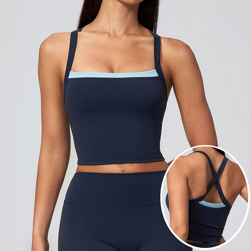 Women Criss Cross Back Yoga Ta - Minimizer Bra Women 评论和价格