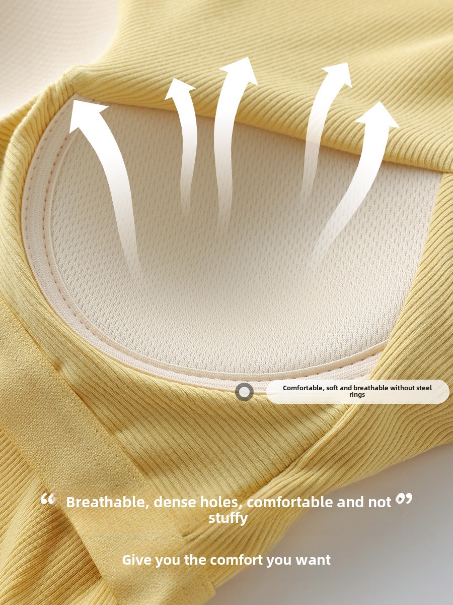 2025 Summer Women Strappy Tank - T Shirt Bra Seamless 评论和价格