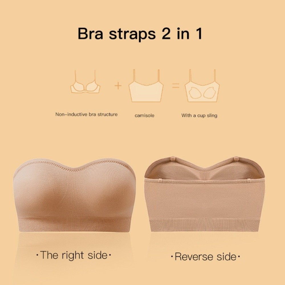 Soft with Padding Strapless Ba - Push Up Bra Silicone 评论和价格